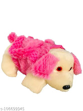 Soft fur waist bag for girls, colorful vibrant pattern, cute soft toy animal face style, premium quality fabric